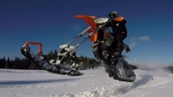 Snowbike wypożyczalnia - motocykle na gąsienicy. 