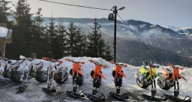 Ktos ma ochote na snowbike w Karpatach ?